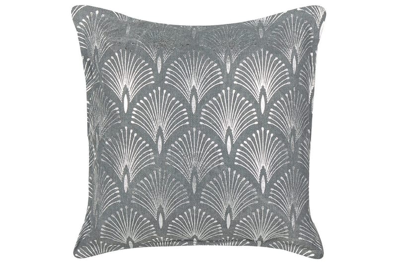 Prydnadskuddar Hoya set om 2 Grå/Silver - Grå/Silver - Textil & mattor - Filtar, kuddar & plädar - Utekudde