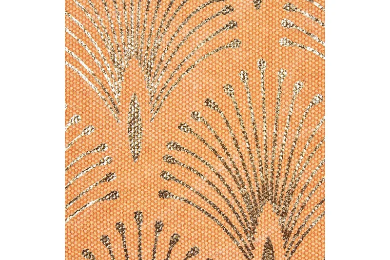 Prydnadskuddar Hoya set om 2 Orange/guld - Orange/guld - Textil & mattor - Filtar, kuddar & plädar - Utekudde