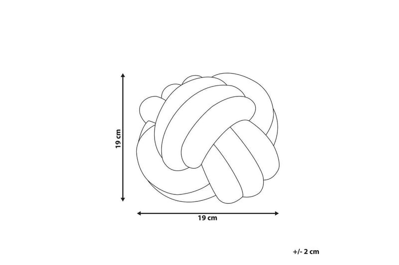 Prydnadskuddar Malni Grå, 19x19x19 cm - Grå, 19x19x19 cm - Textil & mattor - Filtar, kuddar & plädar - Utekudde