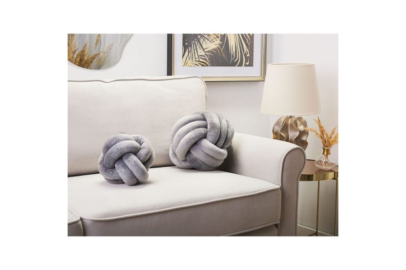 Prydnadskuddar Malni Grå, 30x30x30 cm - Grå, 30x30x30 cm - Textil & mattor - Filtar, kuddar & plädar - Prydnadskudde & kuddfodral