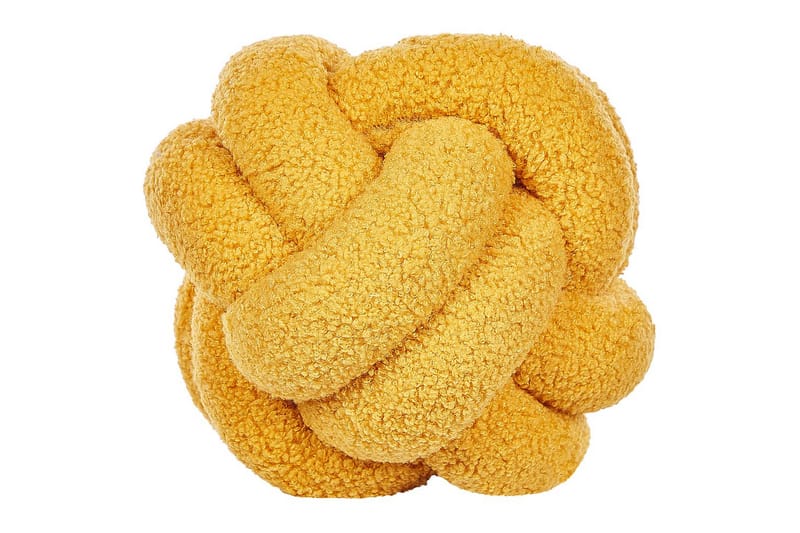 Prydnadskuddar Malni Gul, 19x19x19 cm - Gul, 19x19x19 cm - Utemöbler - Dynor - Övriga dynor