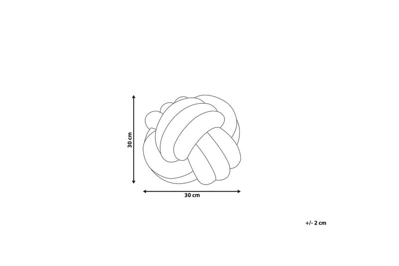 Prydnadskuddar Malni Ljusgrå, 30x30x30 cm - Ljusgrå, 30x30x30 cm - Utemöbler - Dynor - �Övriga dynor