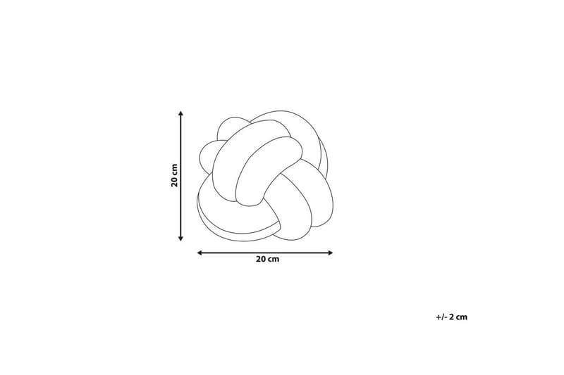 Prydnadskuddar Malni Svart, 20x20x20 cm - Svart, 20x20x20 cm - Textil & mattor - Filtar, kuddar & plädar - Prydnadskudde & kuddfodral