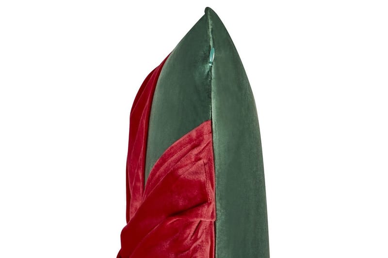 Prydnadskuddar Marshmallow set om 2 Grön/Röd - Grön/Röd - Textil & mattor - Filtar, kuddar & plädar - Utekudde