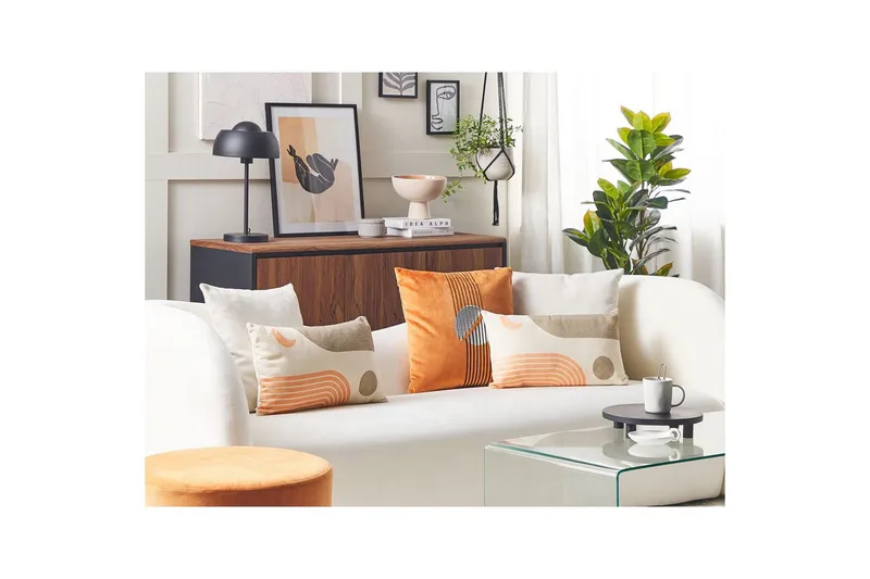 Prydnadskuddar Melampodium set om 2 - Textil & mattor - Filtar, kuddar & plädar - Utekudde