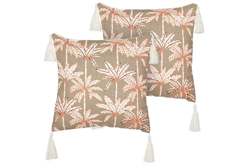 Prydnadskuddar Melobesia set om 2, undefined