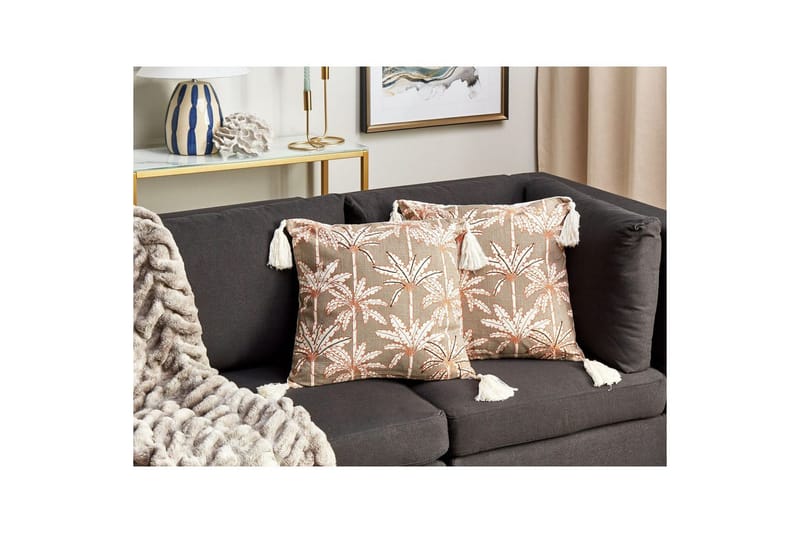 Prydnadskuddar Melobesia set om 2 - Textil & mattor - Filtar, kuddar & plädar - Utekudde