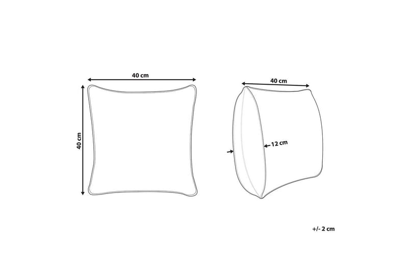 Prydnadskuddar Radzkot Blå/vit/svart - Blå/vit/svart - Textil & mattor - Filtar, kuddar & plädar - Prydnadskudde & kuddfodral