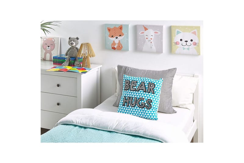 Prydnadskuddar Radzkot Blå/vit/svart - Blå/vit/svart - Textil & mattor - Filtar, kuddar & plädar - Prydnadskudde & kuddfodral