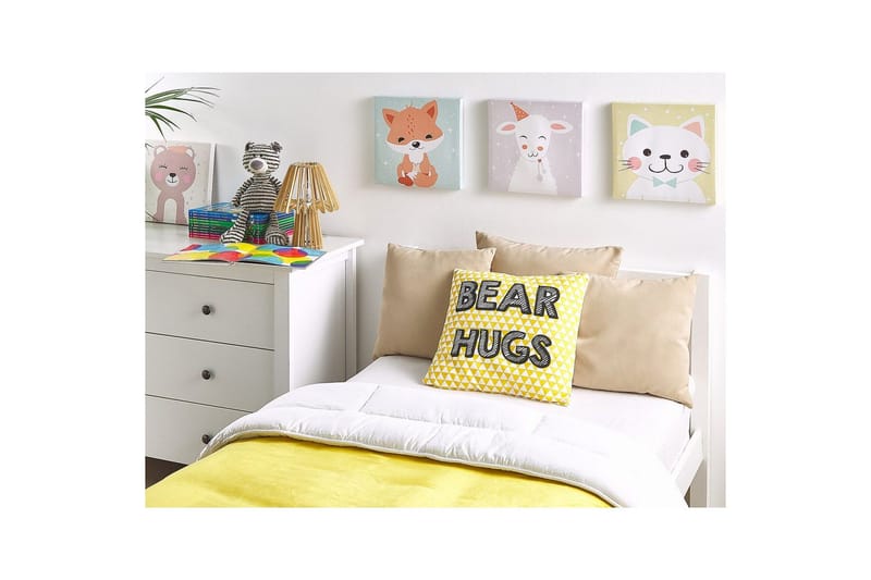 Prydnadskuddar Radzkot Gul/Vit/Svart - Gul/Vit/Svart - Textil & mattor - Filtar, kuddar & plädar - Prydnadskudde & kuddfodral