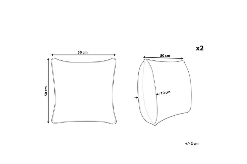 Prydnadskuddar Serampore set om 2 - Textil & mattor - Filtar, kuddar & plädar - Utekudde