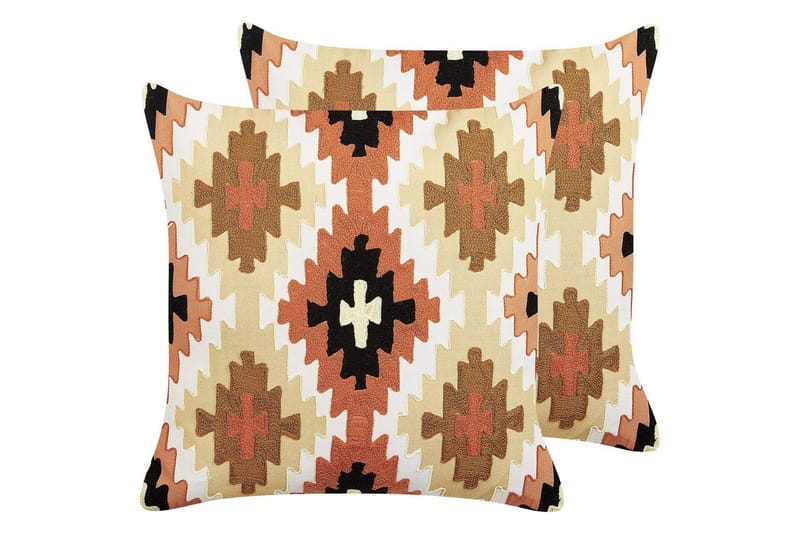 Prydnadskuddar Serampore set om 2, undefined