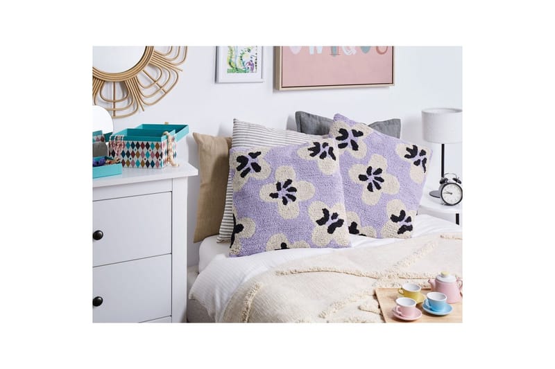 Prydnadskuddar Soapwort set om 2 - Textil & mattor - Filtar, kuddar & plädar - Utekudde