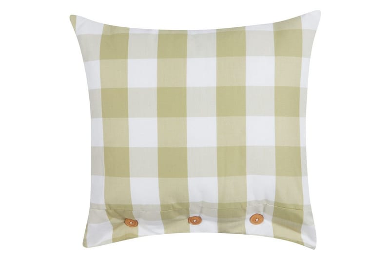 Prydnadskuddar Tamnine Grön/Vit, Fyrkantig, Grön/Vit, Fyrkantig