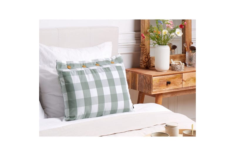 Prydnadskuddar Tamnine Mintgrön/Vit, Rektangulär - Mintgrön/Vit, Rektangulär - Textil & mattor - Filtar, kuddar & plädar - Utekudde