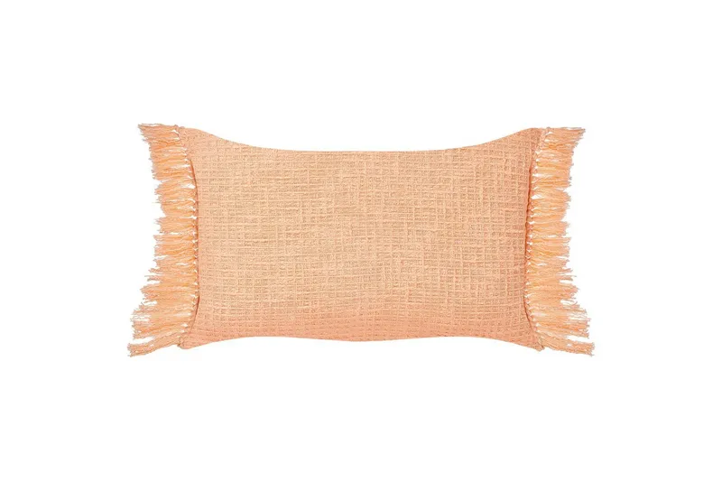 Prydnadskuddar Tansy set om 2 Orange - Orange - Textil & mattor - Filtar, kuddar & plädar - Utekudde