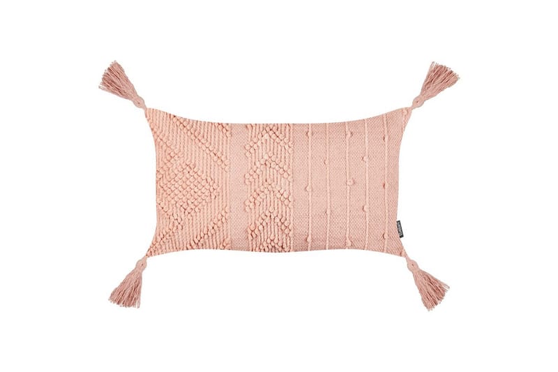 Prydnadskuddar Valvaria set om 2 Rosa - Rosa - Textil & mattor - Filtar, kuddar & plädar - Prydnadskudde & kuddfodral