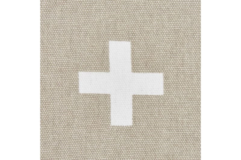 Prydnadskuddar Velleia set om 2 Beige/vit - Beige/vit - Textil & mattor - Filtar, kuddar & plädar - Prydnadskudde & kuddfodral