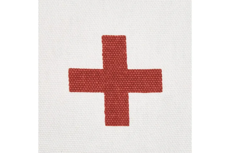 Prydnadskuddar Velleia set om 2 Vit/Röd - Vit/Röd - Textil & mattor - Filtar, kuddar & plädar - Prydnadskudde & kuddfodral