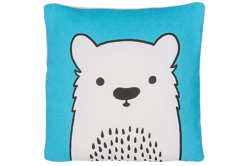 Prydnadskuddar Waranasi set om 2 Blå/vit/svart - Blå/vit/svart - Textil & mattor - Barntextilier - Barnsängkläder - Barnkuddar