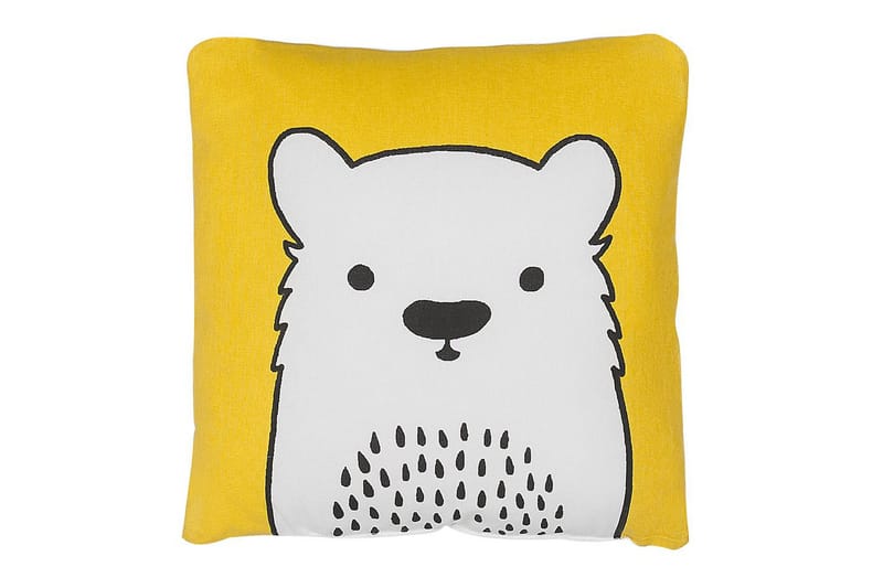 Prydnadskuddar Waranasi set om 2 Gul/Vit/Svart - Gul/Vit/Svart - Textil & mattor - Barntextilier - Barnsängkläder - Barnkuddar