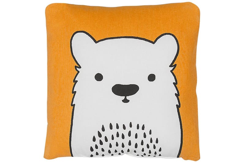 Prydnadskuddar Waranasi set om 2 Orange/Vit/Svart - Orange/Vit/Svart - Textil & mattor - Barntextilier - Barnsängkläder - Barnkuddar