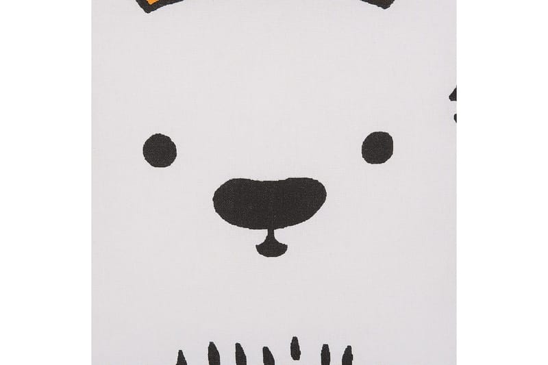 Prydnadskuddar Waranasi set om 2 Orange/Vit/Svart - Orange/Vit/Svart - Textil & mattor - Barntextilier - Barnsängkläder - Barnkuddar