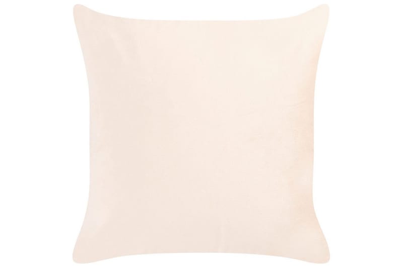 Prydnadskuddar Yarrow set om 2 Beige/Silver - Beige/Silver - Textil & mattor - Filtar, kuddar & plädar - Utekudde