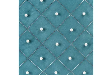 Prydnadskuddar Yarrow set om 2 Blå/Silver - Blå/Silver - Textil & mattor - Filtar, kuddar & plädar - Utekudde