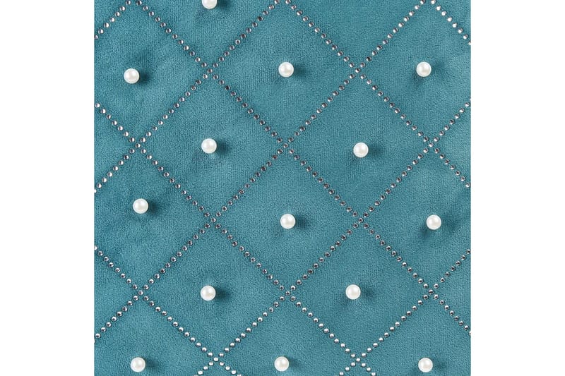 Prydnadskuddar Yarrow set om 2 Blå/Silver - Blå/Silver - Textil & mattor - Filtar, kuddar & plädar - Utekudde