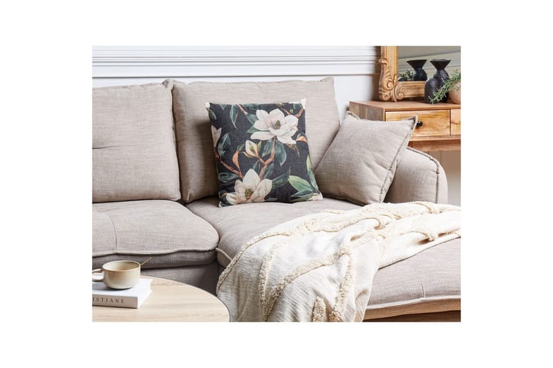 Prydnadskuddar Zahriye Svart/Flerfärgad - Svart/Flerfärgad - Textil & mattor - Filtar, kuddar & plädar - Utekudde