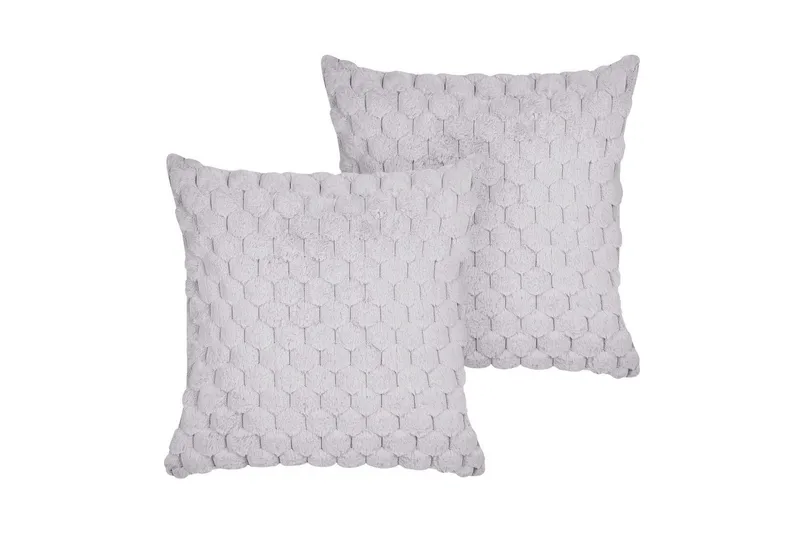 Prydnadskuddar Purslane set om 2 Grå, Grå