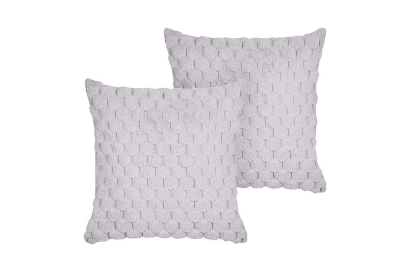 Prydnadskuddar Purslane set om 2 Grå, Grå