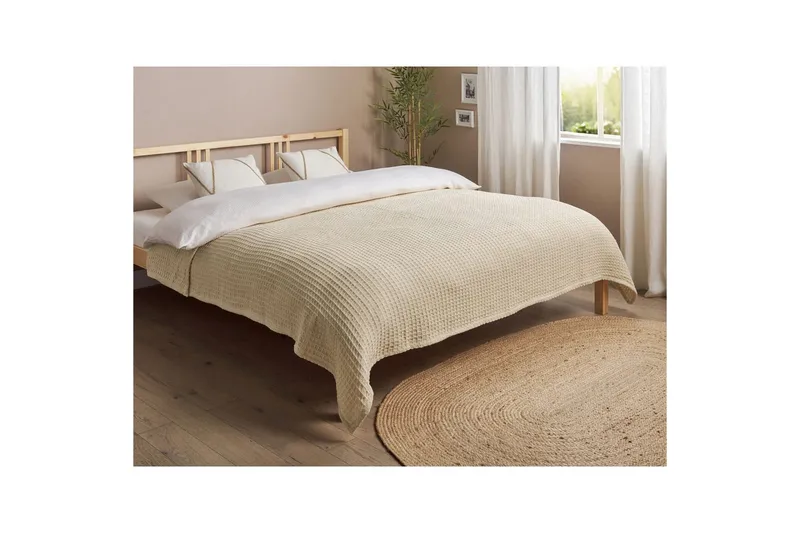 Sängöverkast Chagyl Beige, 200x220 cm - Beige, 200x220 cm - Utemöbler - Dynor - Soffdynor & bänkdynor utemöbler