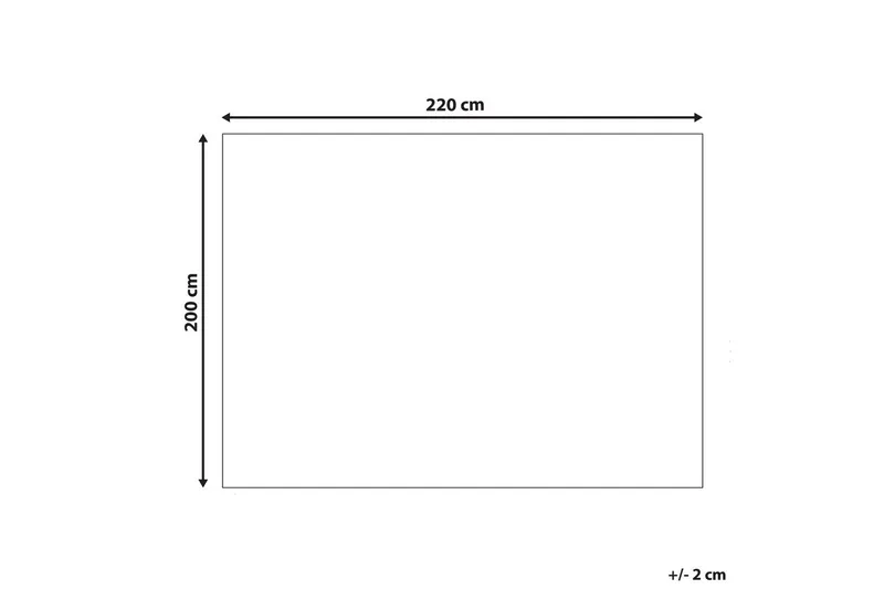 Sängöverkast Chagyl Ljusbeige, 200x220 cm - Ljusbeige, 200x220 cm - Utemöbler - Dynor - Soffdynor & bänkdynor utemöbler