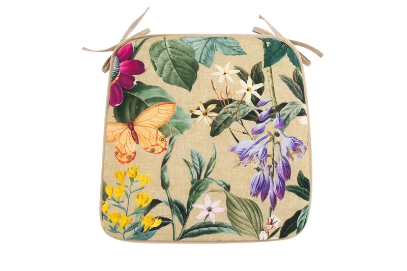 Amazonia Sittdyna 39x39 cm Beige Blommig, undefined