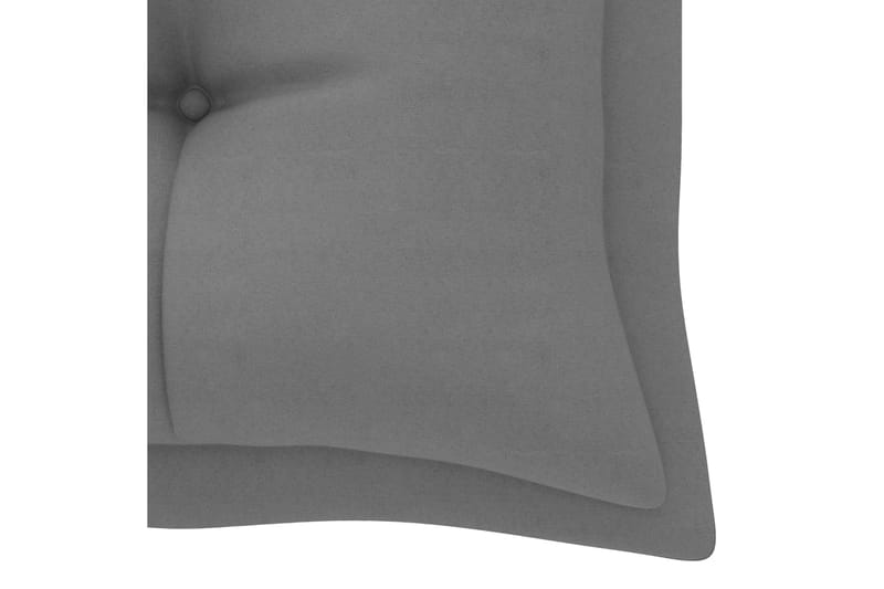 Bänkdyna för trädgården grå 180x50x7 cm tyg - Grå - Utemöbler - Dynor - Sittdynor & ryggdynor utemöbler