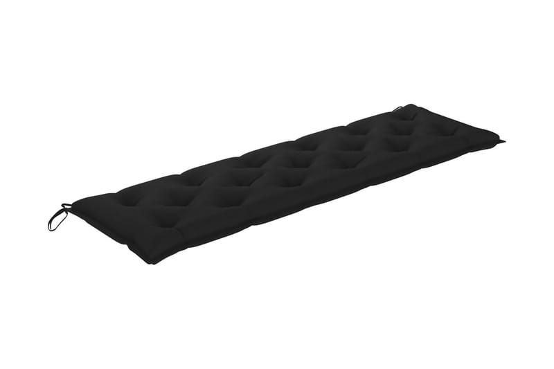Bänkdyna för trädgården svart 180x50x7 cm tyg - Svart - Utemöbler - Dynor - Sittdynor & ryggdynor utemöbler