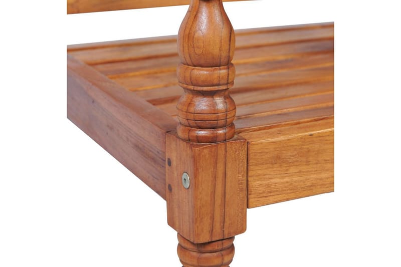 Bataviabänk med dyna 120 cm teak - Brun - Utemöbler - Dynor - Sittdynor & ryggdynor utemöbler