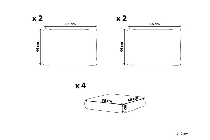 Bochini Dynfodral 66x86 cm - Krämvit - Textil & mattor - Sängkläder - Sovkudde - Kuddskydd