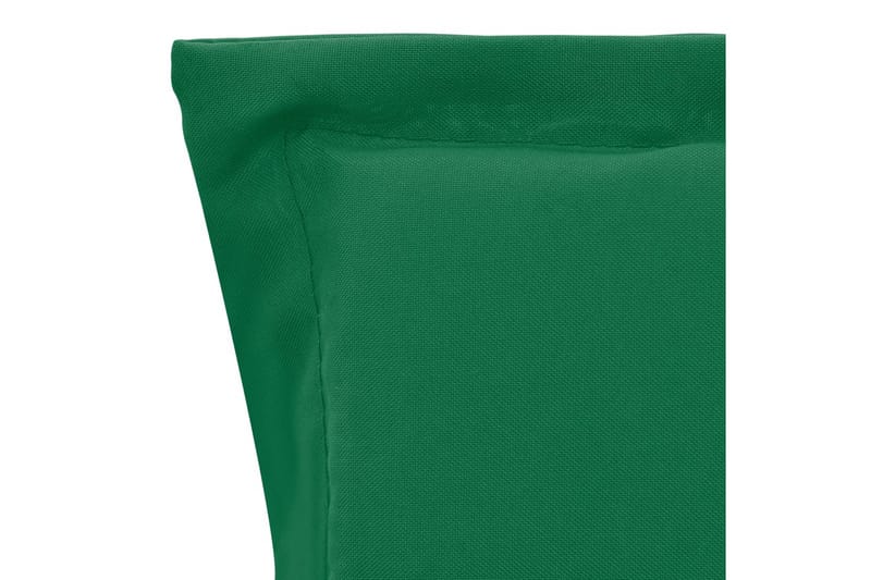 Dynor för trädgårdsstolar 2 st grön 100x50x3 cm - Grön - Utemöbler - Dynor - Sittdynor & ryggdynor utemöbler