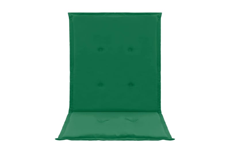 Dynor för trädgårdsstolar 2 st grön 100x50x3 cm - Grön - Utemöbler - Dynor - Sittdynor & ryggdynor utemöbler