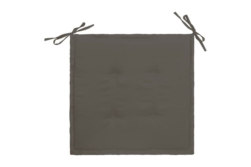 Dynor för trädgårdsstolar 4 st antracit 40x40x3 cm - Grå - Utemöbler - Dynor - Sittdynor & ryggdynor utemöbler