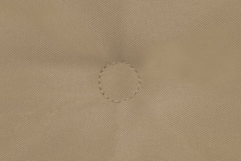 Dynor för trädgårdsstolar 4 st beige 120x50x3 cm - Beige - Utemöbler - Dynor - Sittdynor & ryggdynor utemöbler