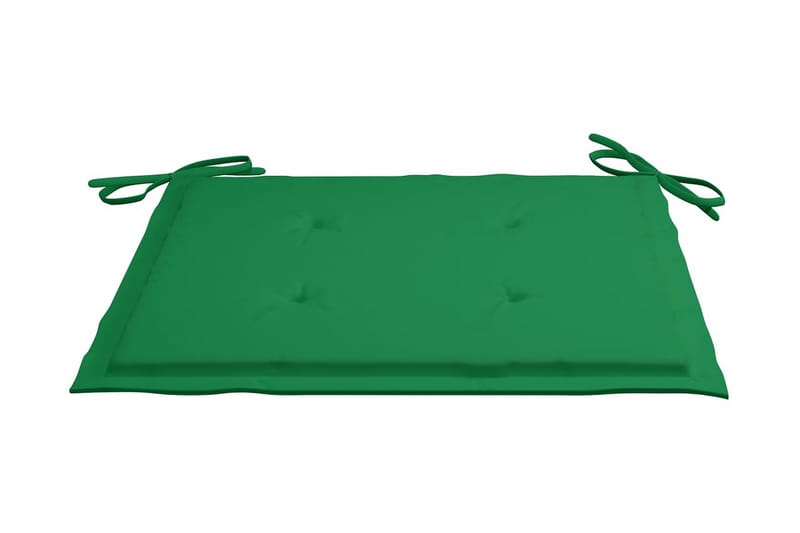 Dynor för trädgårdsstolar 4 st grön 50x50x4 cm tyg - Grön - Utemöbler - Dynor - Sittdynor & ryggdynor utemöbler