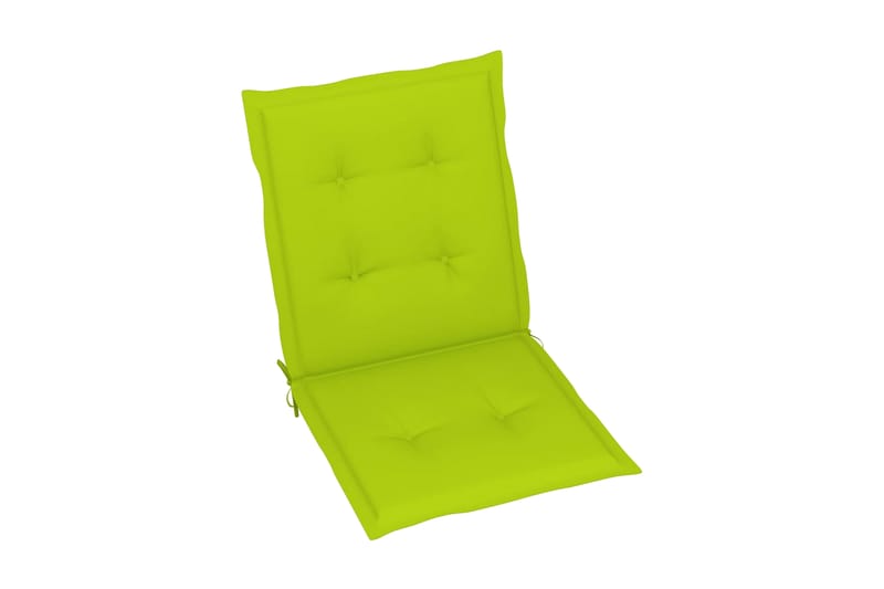 Dynor för trädgårdsstolar 4 st ljusgrön 100x50x4 cm - Grön - Utemöbler - Utestol & trädgårdsstol - Matstol & karmstol utomhus
