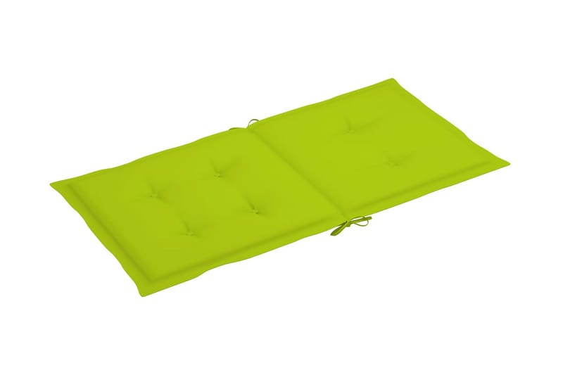 Dynor för trädgårdsstolar 4 st ljusgrön 100x50x4 cm - Grön - Utemöbler - Utestol & trädgårdsstol - Matstol & karmstol utomhus