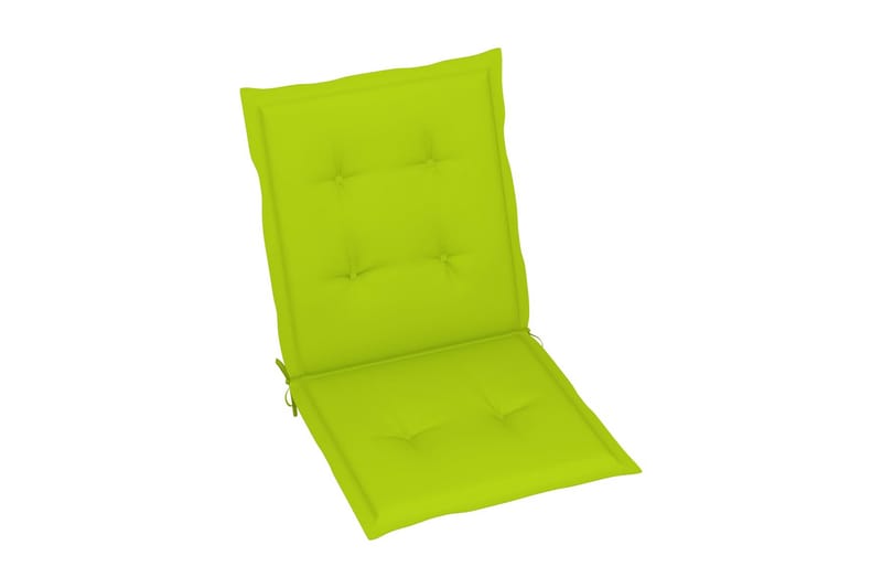 Dynor för Trädgårdsstolar 6 st ljusgrön 100x50x4 cm - Grön - Utemöbler - Utestol & trädgårdsstol - Matstol & karmstol utomhus