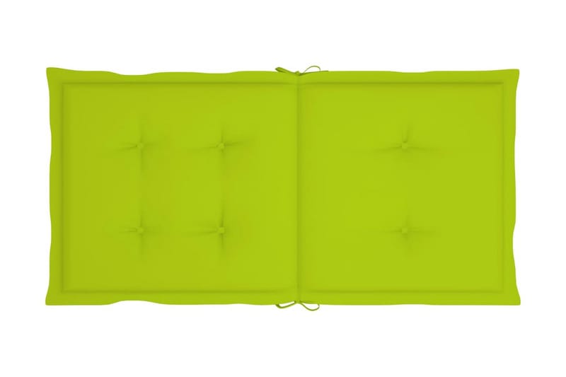 Dynor för Trädgårdsstolar 6 st ljusgrön 100x50x4 cm - Grön - Utemöbler - Utestol & trädgårdsstol - Matstol & karmstol utomhus