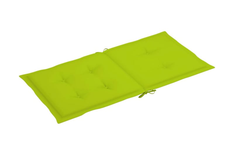 Dynor för Trädgårdsstolar 6 st ljusgrön 100x50x4 cm - Grön - Utemöbler - Utestol & trädgårdsstol - Matstol & karmstol utomhus